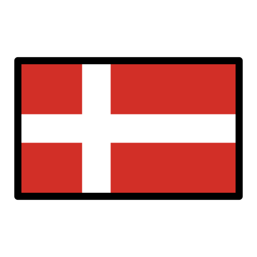 Flag: Danmark for OpenMoji 16.0