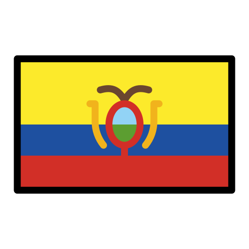 Flag: Ecuador for OpenMoji 16.0