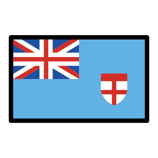 Flag: Fiji for OpenMoji 16.0