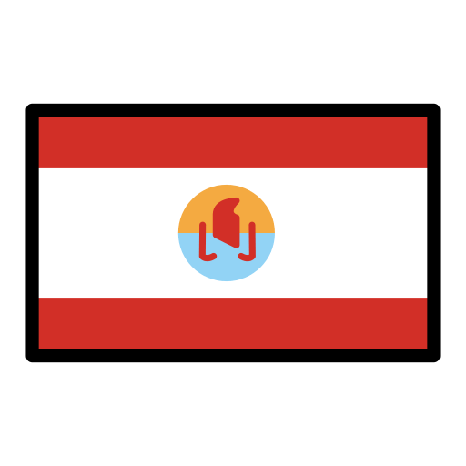 Bandeira: Polinésia Francesa para OpenMoji 16.0