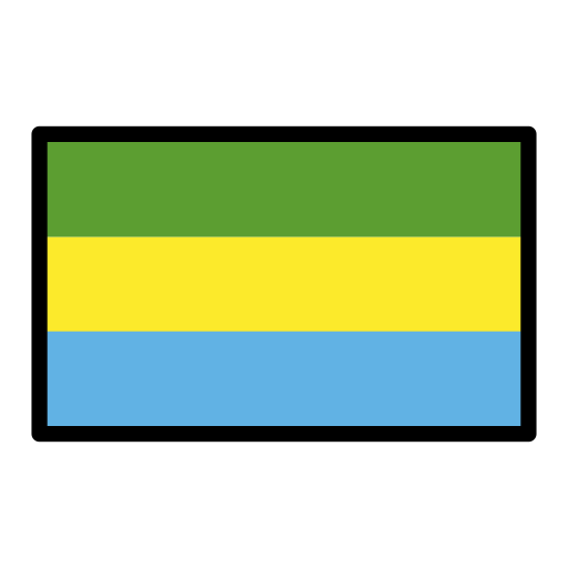 Bendera: Gabon untuk OpenMoji 16.0