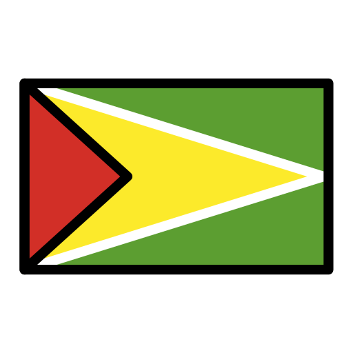 Bandera: Guyana para OpenMoji 16.0