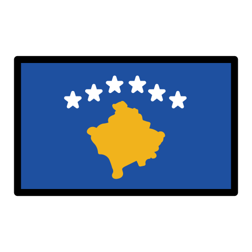 Прапор Республіки Косово для OpenMoji 16.0