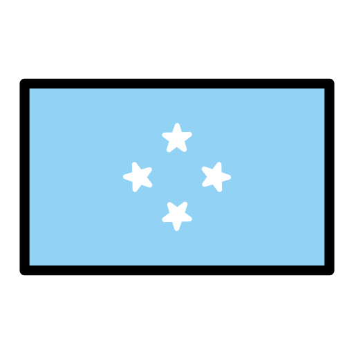 Lippu: Mikronesia varten OpenMoji 16.0