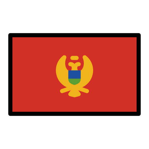 Bandeira: Montenegro para OpenMoji 16.0