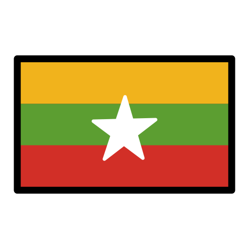 Flag: Myanmar (Burma) for OpenMoji 16.0