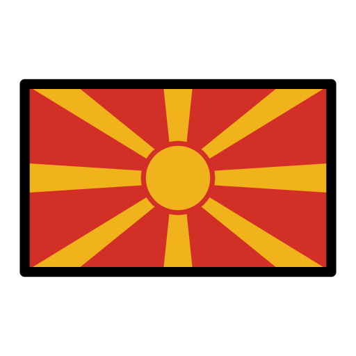 Vlag: Noord-Macedonië voor OpenMoji 16.0