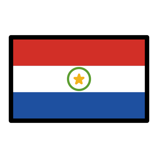 Bendera: Paraguay untuk OpenMoji 16.0