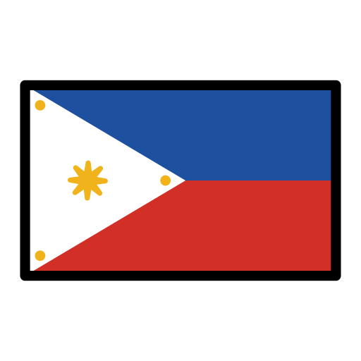 Bandeira: Filipinas para OpenMoji 16.0