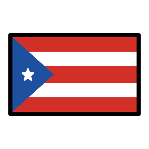 Bandera: Puerto Rico para OpenMoji 16.0