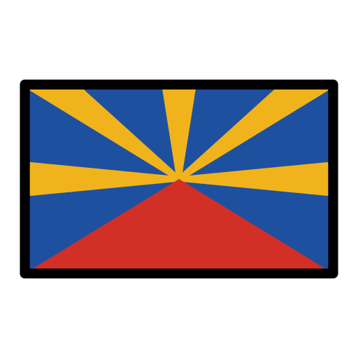 Flag: Réunion for OpenMoji 16.0