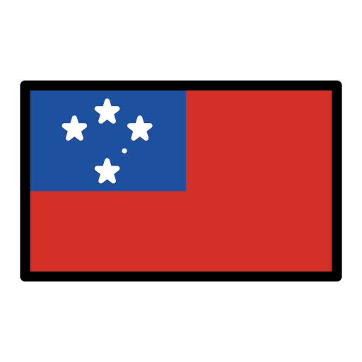 第旗: 萨摩亚号为第OpenMoji 16.0号