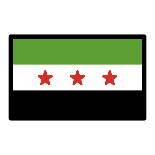 Vlag: Syrië voor OpenMoji 16.0