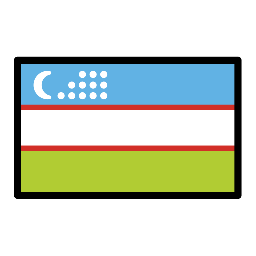 Vlag: Oezbekistan voor OpenMoji 16.0