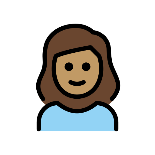 Menina: Pele Morena para OpenMoji 16.0