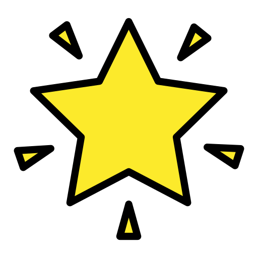 Estrela Brilhante para OpenMoji 16.0