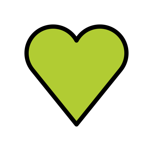Green Heart for OpenMoji 16.0