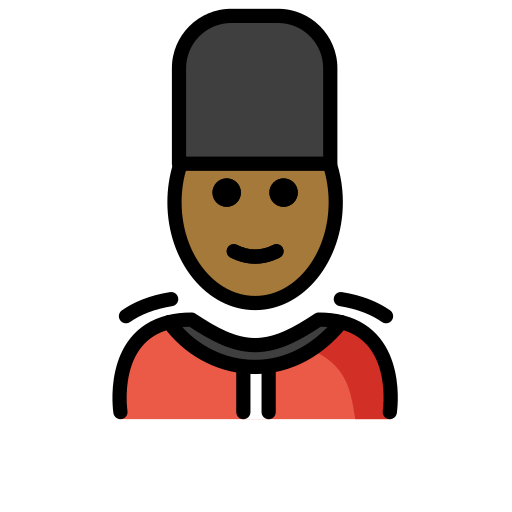 Guarda: Pele Morena Escura para OpenMoji 16.0