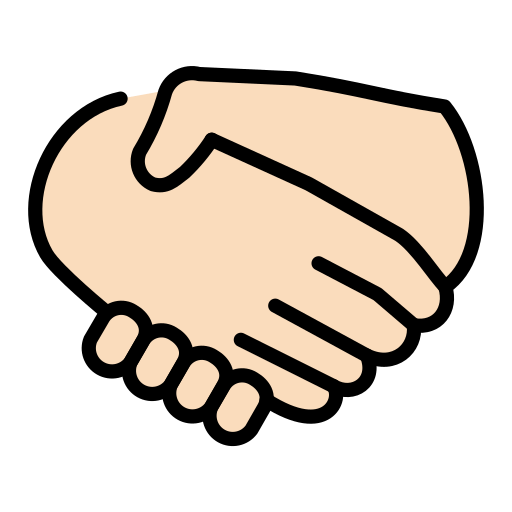 Aperto De Mãos: Pele Clara para OpenMoji 16.0