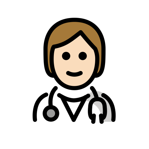 Profissional De Saúde: Pele Clara para OpenMoji 16.0