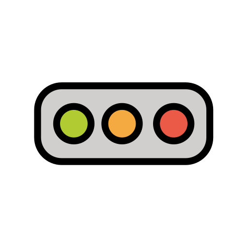 Semáforo horizontal para OpenMoji 16.0