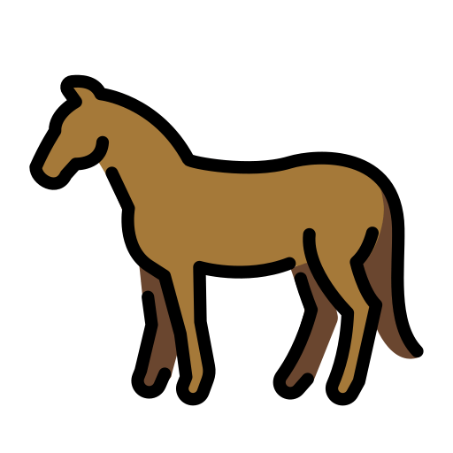 Cavalo para OpenMoji 16.0