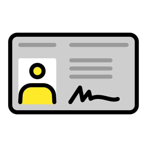 Kartu identitas untuk OpenMoji 16.0