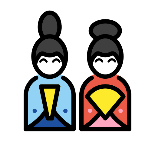 Japanese Dolls for OpenMoji 16.0