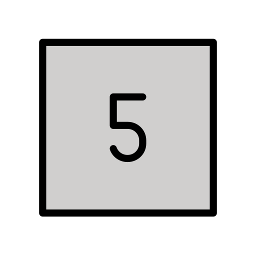 Клавіші: 5 для OpenMoji 16.0