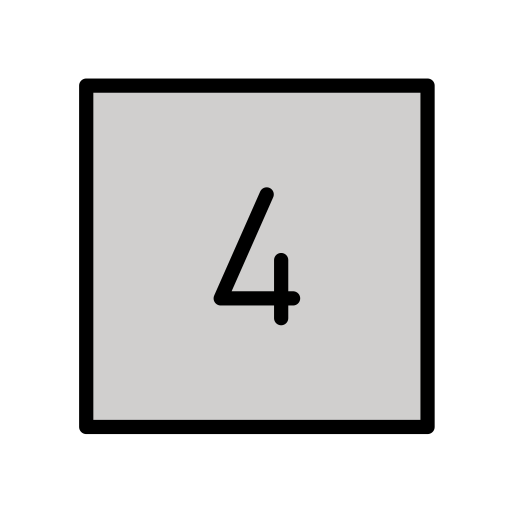 Клавиши: 4 для OpenMoji 16.0