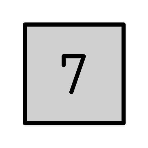 Dígit de la tecla set per OpenMoji 16.0