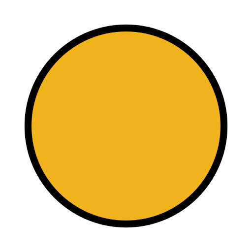 Orange Circle for OpenMoji 16.0