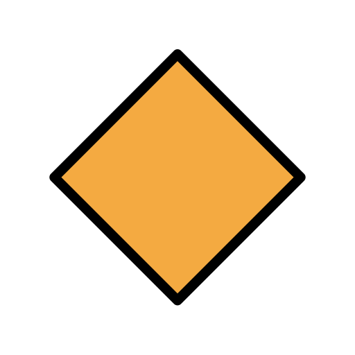 Великий помаранчевий ромб для OpenMoji 16.0