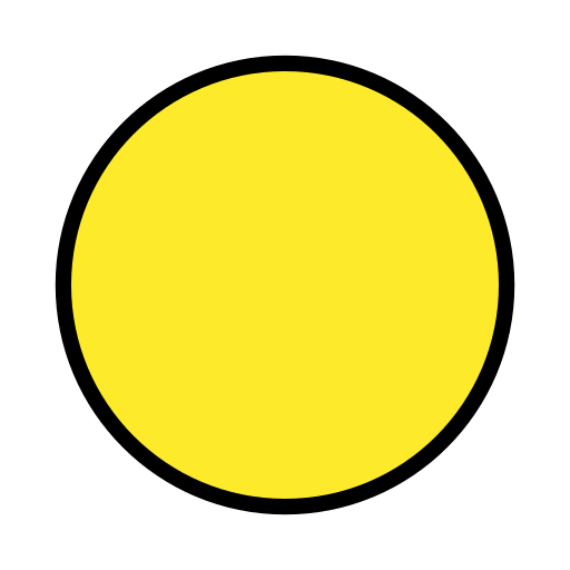 Yellow Circle for OpenMoji 16.0