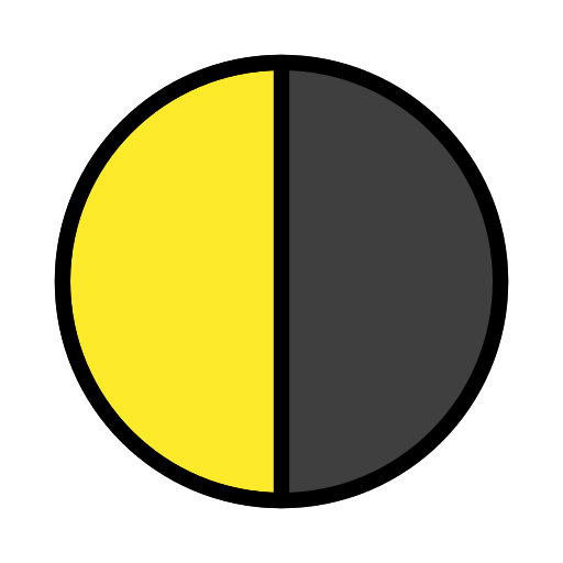 Quarto Minguante para OpenMoji 16.0