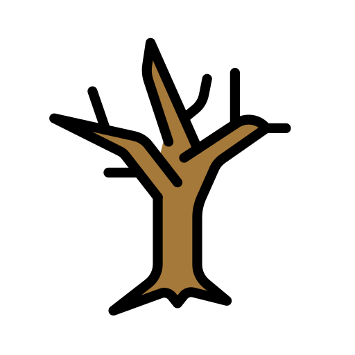 Leafless Tree for OpenMoji 16.0