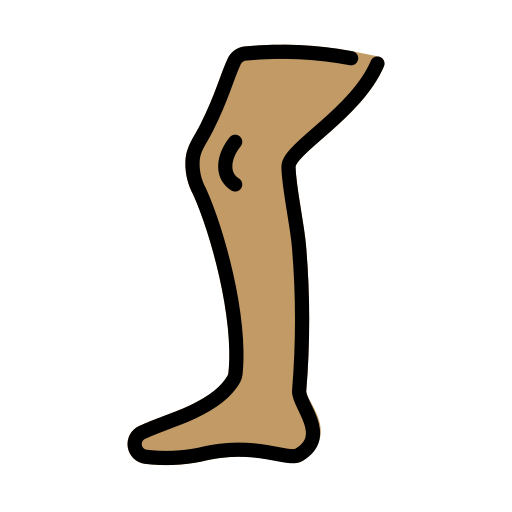 Perna: Pele Morena para OpenMoji 16.0