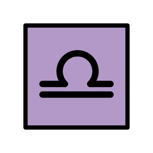 Знак зодиака Весы для OpenMoji 16.0