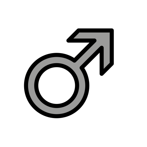 Male Sign for OpenMoji 16.0