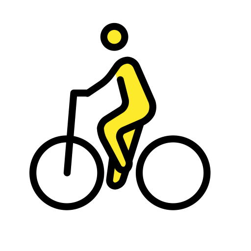 Homem Ciclista para OpenMoji 16.0