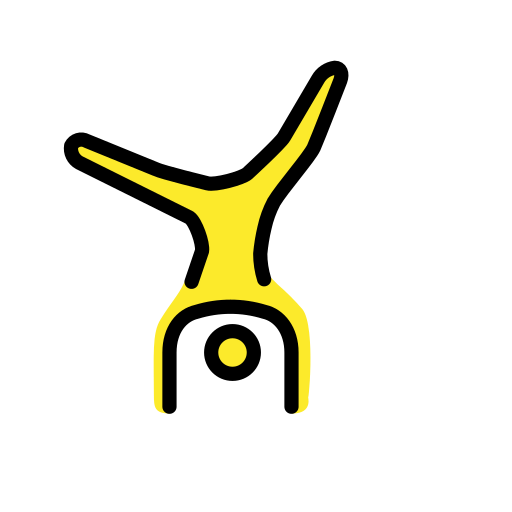 Homem Fazendo Estrela para OpenMoji 16.0