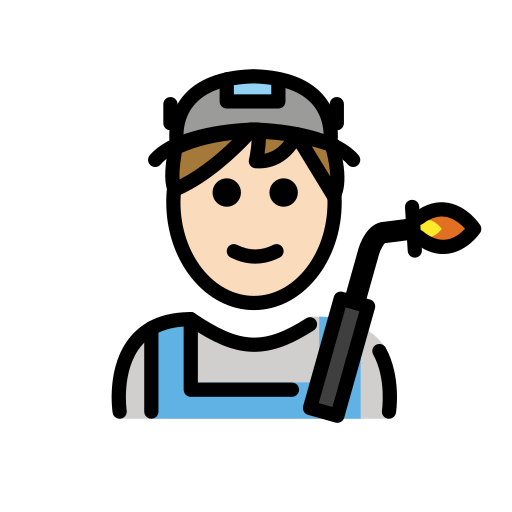 Operário: Pele Clara para OpenMoji 16.0