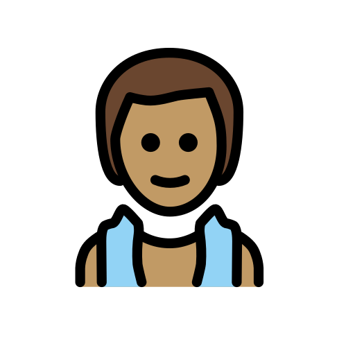 Чоловік у лазні: середній тон шкіри для OpenMoji 16.0
