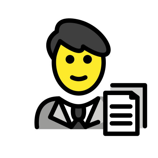 Funcionário De Escritório para OpenMoji 16.0