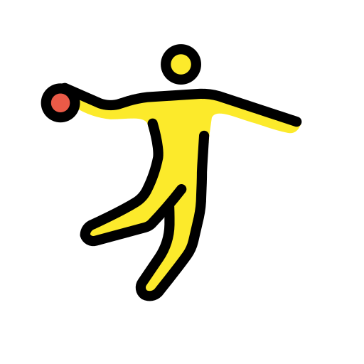 Jogador De Handebol para OpenMoji 16.0