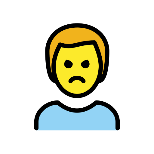 Homem Fazendo Bico para OpenMoji 16.0