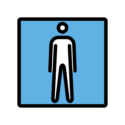 Banheiro Masculino para OpenMoji 16.0