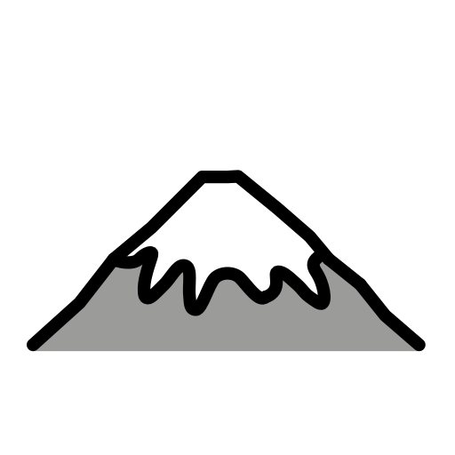 Monte Fuji para OpenMoji 16.0
