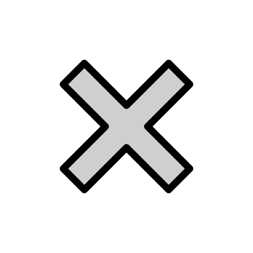 Sinal De Multiplicação para OpenMoji 16.0