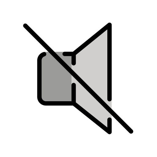 Muted Speaker for OpenMoji 16.0